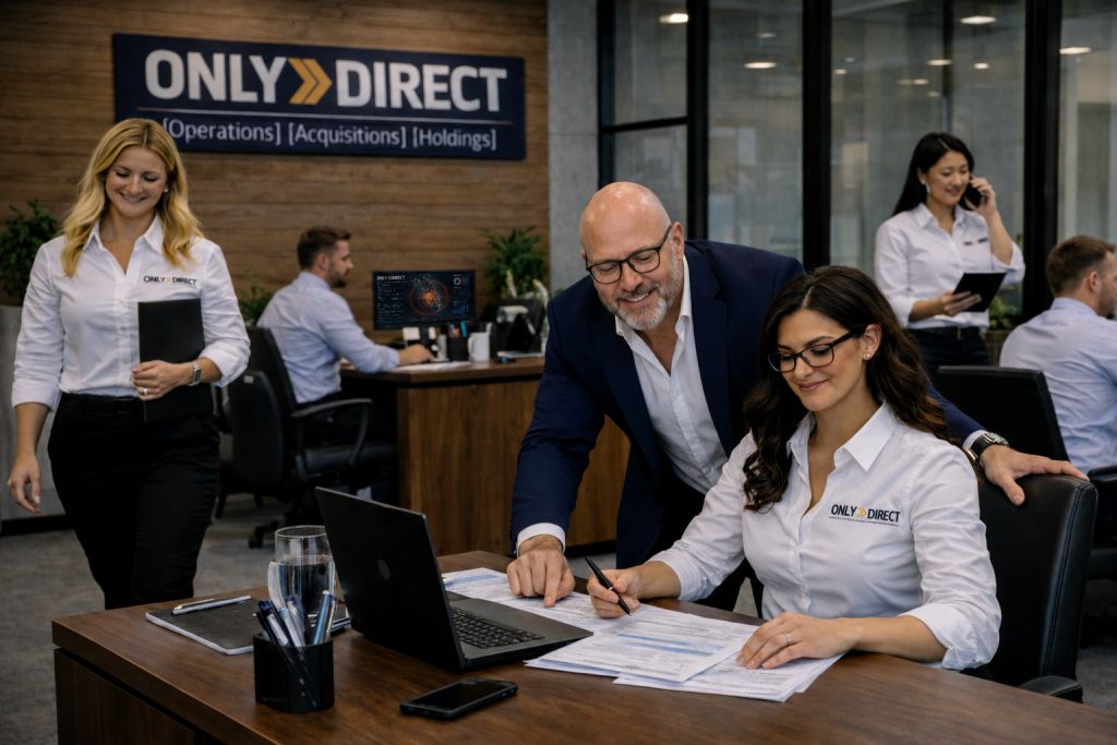 Only Direct Deals team working on Florida wholesale real estate investor inquiries