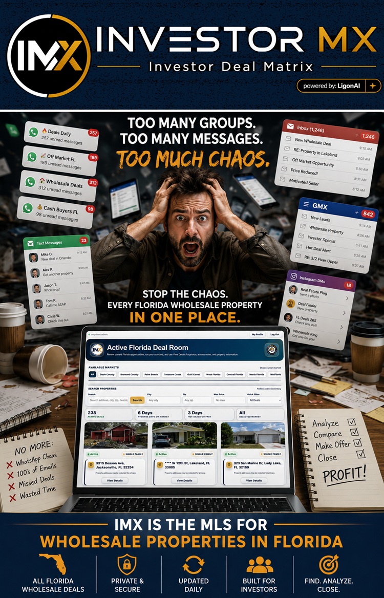 InvestorMX private Florida investor deal platform